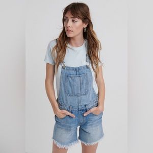 Lucky Brand Cut-Off Overalls